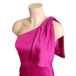 Sachin + Babi Chelsea One Shoulder Bow Gown, Dragonfruit, 0 (US) Photo 12
