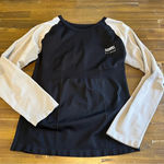 Running Room Long Sleeve Shirt Gray Black Large Fit Wear Photo 0