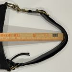 Coach C Logo Black Fabric Shoulder Handbag Big Buckle Purse J064910403 *fading Photo 14