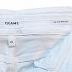 Frame NWOT! Denim Le Crop Mini Boot in Blanc White Jeans Double Waistband Sz 25 Photo 6