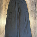 Edikted  Grey Cargo Sweatpants Wide-Leg  Photo 0