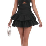 Lucy in the Sky strapless cutout dress Photo 0