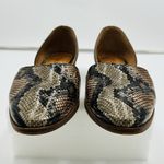 Madewell Marisa d'Orsay Flat Snakeskin Embossed Leather Size 6 Photo 4