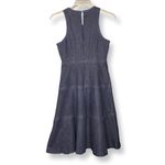 Banana Republic  Dark Denim Paneled Fit And Flare Dress Sz 00P Photo 3