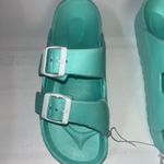 NWOT Unbranded Women's Aqua Blue Slide 2 Photo 2
