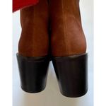 Seychelles  Leather Suede Heeled Ankle Boots Brown Size 9 NEW Photo 7
