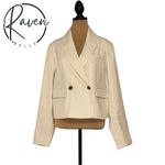 American Eagle  Cropped Blazer Size‎ L Photo 4