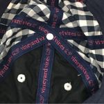 Vineyard Vines Blue/White Checker Print Whale Baseball Hat One Size Adju… Photo 1