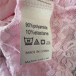 Source Unknown Pink‎ Lace Top Size Large Photo 3