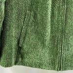 Christopher & Banks C. J BANKS BY Green Floral Zip Up Jacket Photo 6