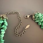 Estate Green Colored Howlite Triple Strand Gemstone Necklace Barely Worn Photo 3