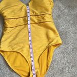 Sea Level Swim V Neck Sunflower Yellow One Piece Size 6 Photo 4