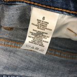 Aeropostale  Womens Denim Jean Shorts Midi Cut Off Cuffed Stretch 6 Photo 3