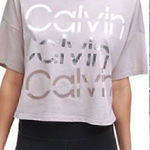 Calvin Klein Performance pink / blush cropped style top size M Photo 0