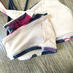 Lululemon  pink and blue criss cross strap sports bra Photo 9