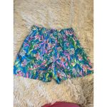 Lilly Pulitzer EUC Lily Pulitzer Stretchy Waist Shorts Sz S Blue Green Pink Photo 5