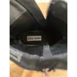 Steve Madden Ruthy Black Leather Boots Size 8 NWOB Block Heel Stylish Trendy Photo 12