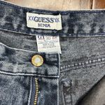 Guess  vintage black acid washed high rise denim sz 30 Photo 2