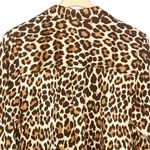 Kate Spade  New York Leopard Print Button Down Blouse Top Shirt Photo 8