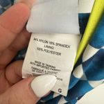 Jag Women’s Large Blue Green Tankini Swim Top Photo 2