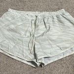 Old Navy Pale sage green Zebra Print Shorts Photo 0