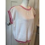 Jantzen Vintage 80's   Sleeveless Knit Nautical Top - Size L Photo 7