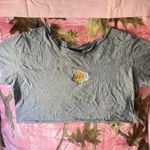 LA lakers grey crop top tee shirt Photo 0