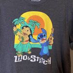 Disney  Lilo And‎ Stitch Gray Graphic T-Shirt Large Photo 2
