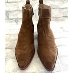 Veronica Beard New  Kinsley Western Cowgirl Hazelwood Brown Bootie Sz 9 Photo 4