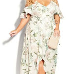 City Chic Tender Floral Maxi Dress in Fresh Floral XSmall Womens Plus Gown Photo 0
