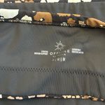 Aerie  Offline Sports Bra Women’s Medium Square Neck Brown Floral Printed Photo 2