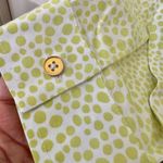 Chico's Chico’s white green dot print long sleeved button down shirt Photo 4