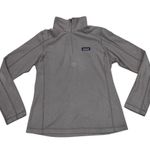 Patagonia Women’s Gray Micro D Quarter Zip Fleece Pullover size Medium Photo 1