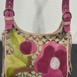 Coach  Y2K Signature Pink Poppy For Peace Flower Crossbody Bag Photo 0