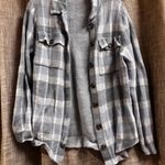 Blue and white plaid jacket winter Size M Photo 1