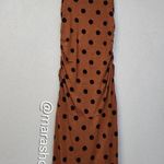 Anthropologie Polka Dot Ruched Midi Dress Photo 6