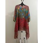 Johnny Was NWOT  Flower Rayon Amazing Tie Tunic Dress SHIRT Blouse Top M Photo 6