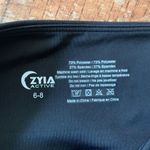 Zyia black cropped 6-8 athletic high impact workout leggings Photo 1