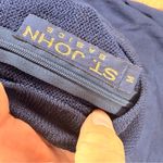 St. John Vintage ’s 2 piece knit blue tank top / pant set sz medium shirt 10 pant Photo 6