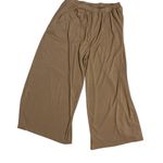 Cider  Tan‎ Wide Leg Ribbed Pants Photo 0