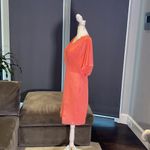Women’s Chiffon Knee Length Dress with Draping Sleeves & Zip Up Back Size 12 Photo 4