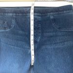 Spanx Jean-ish Ankle Leggings Dark Wash High Rise Pull-on Jeans Photo 9