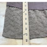 LOGO By Lori Goldstein  Stretch Tunic Blouse Size Medium Goblin Earthy Lace Photo 10