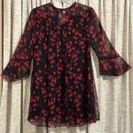 Rachel Zoe Silk Bell Sleeve Mini Dress Photo 7