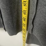 The GREii Top Womens Medium Gray Waffle Knit Heart Embroidered Thermal Lounge Photo 7