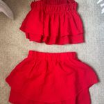 &merci Red two piece set Photo 1