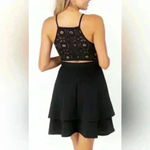Jun & Ivy  Francescas Black Tiered Dress (389) Photo 3