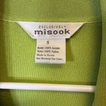 Misook Knit Jacket Bright Green Button Front Tailored Women’s Size Small Photo 8