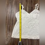 Richform Vintage White Floral Lace Nylon Slip Cami Large Coquette Babydoll Cute Photo 4