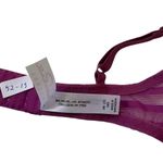 Oscar de la Renta Purple Rose Demi Lace Pink Label Bra Women Size 34D | 52-13 Photo 5